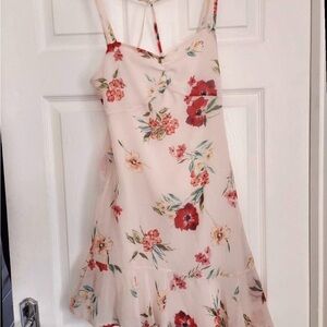 Bershka Light Pink Floral Top